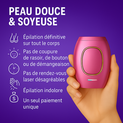 Nudéa - IPL. Épilateur à Lumière Pulsée